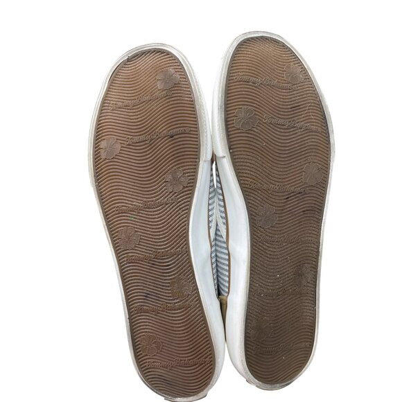 Tommy Bahama womans blue tan Slip-On loafers shoes Size 10 SKU 8868 - Picture 5 of 15